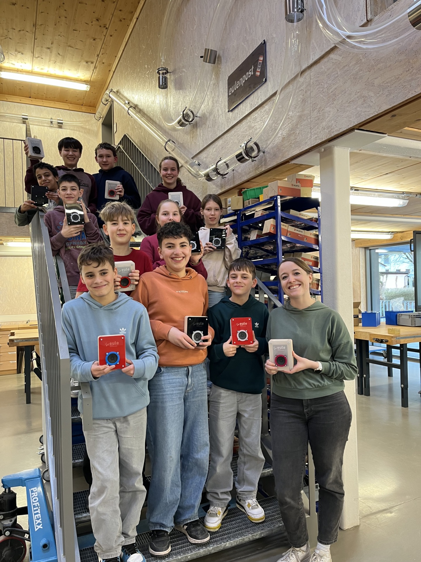 Mathematikbegabte Schülerinnen und Schüler in EULE Wissenwerkstatt