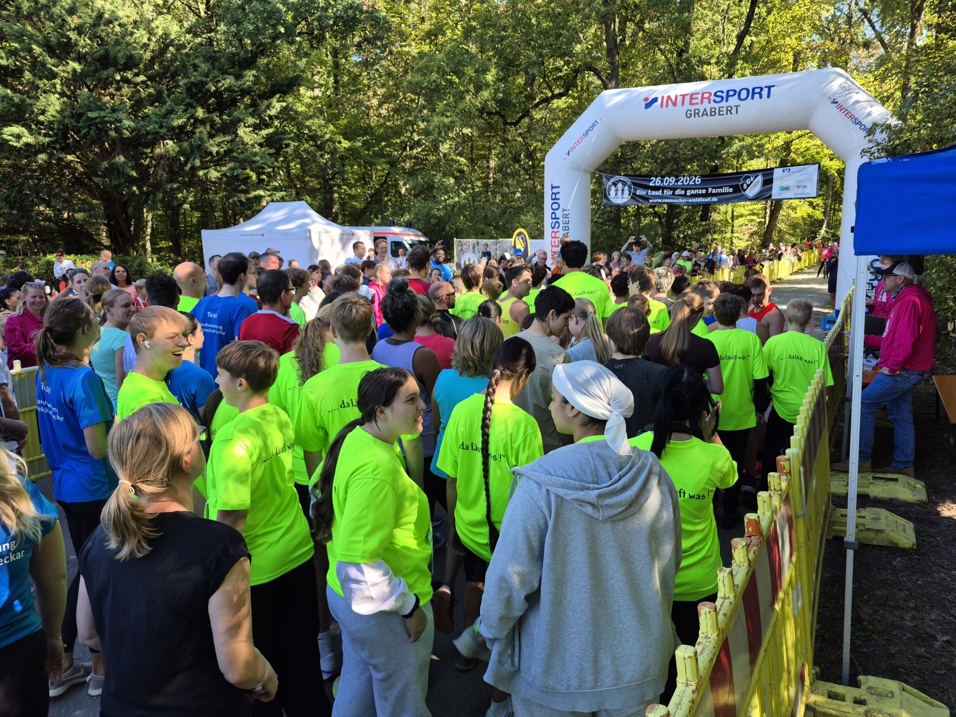 Grüne Power beim Remsecker Waldlauf